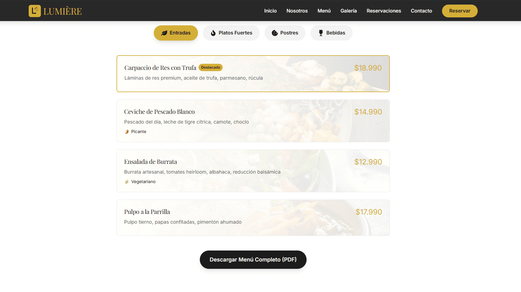Experiencia gastronómica para restaurante gourmet - imagen 4 de 8