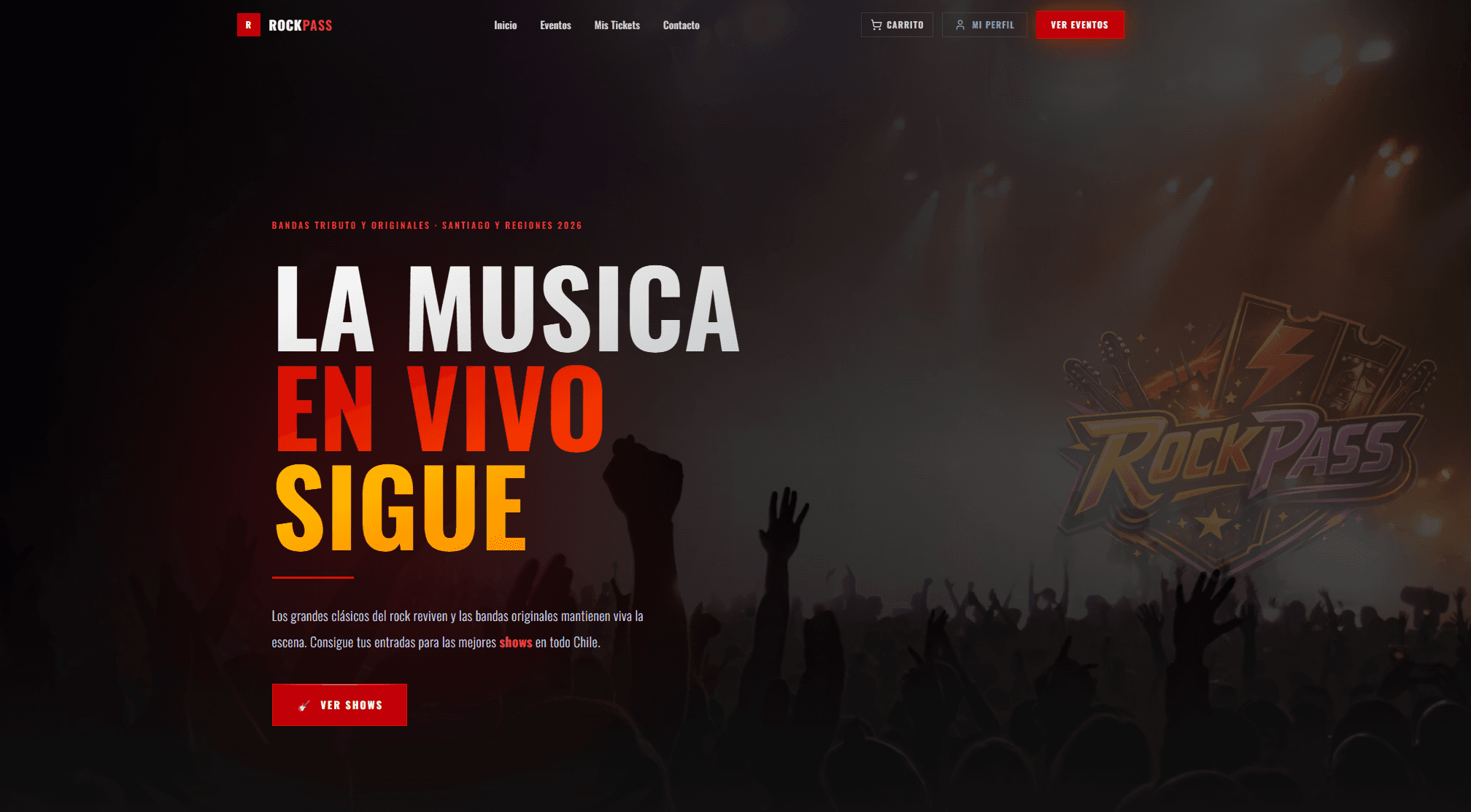 RockPass — Plataforma de Ticketing - imagen 1